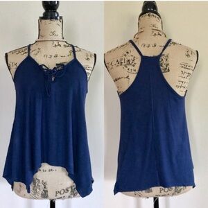 •Papaya• lace up swing tank {E15}